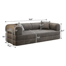 78.8" Compression Sofa Bed with Pillow Back Support