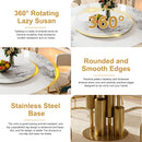 59" Round Sintered Stone Dining Table Set