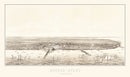 Vintage Map of Buenos Aires, Argentina 1880
