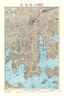 Vintage Map of Sydney, Australia 1902