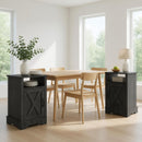 Farmhouse Nightstand, Charging Station & Storage by HouseOfZazla