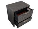 Kinsley - Drawer Nightstand - Black Heron by Unique Piece Furniture