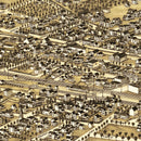 Vintage Map of Canastota, New York 1885