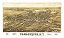 Vintage Map of Canastota, New York 1885