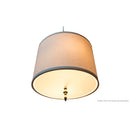 15.5" Round Diffuser Translucent Frosted White