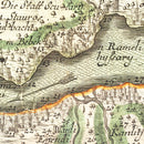 Vintage Map of Istanbul, Turkey 1740