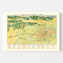 Vintage Map of Beijing, China 1936