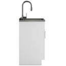 Shaker - Modern Wide, Laundry Cabinet With Faucet And Stainless Steel Sink by Unique Piece Furniture