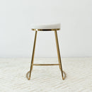 Jane - 26" Mid-Century Modern Luxury Upholstered Stool