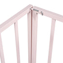 Metal Floor Bed Frame With Fence And Door by HouseOfZazla