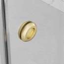Frameless Shower Door with Double Sliding Design