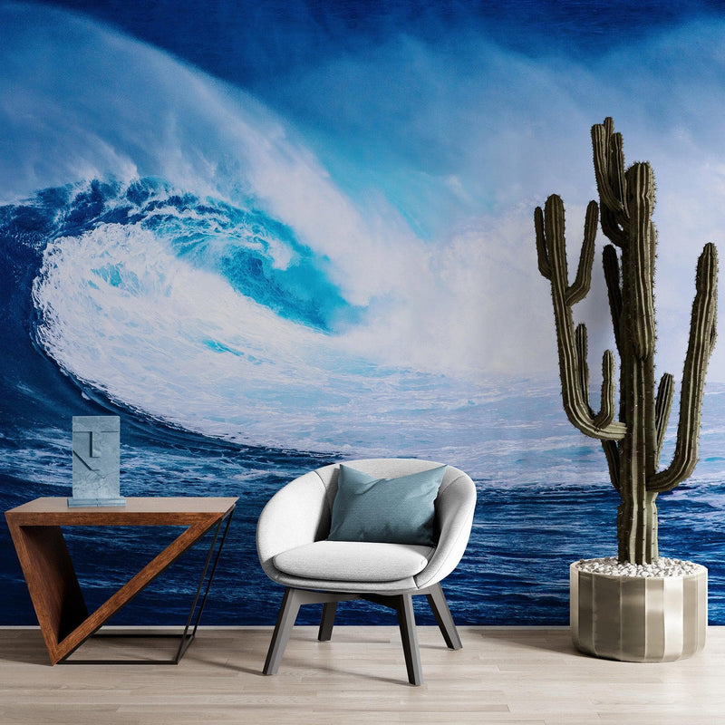 Big Wave Wallpaper. Surf Ocean Wave Wall Mural.