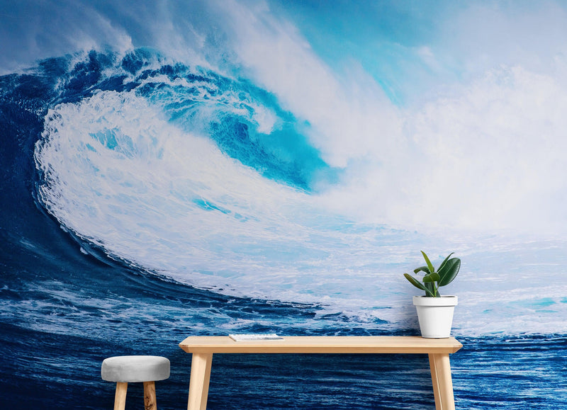 Big Wave Wallpaper. Surf Ocean Wave Wall Mural.