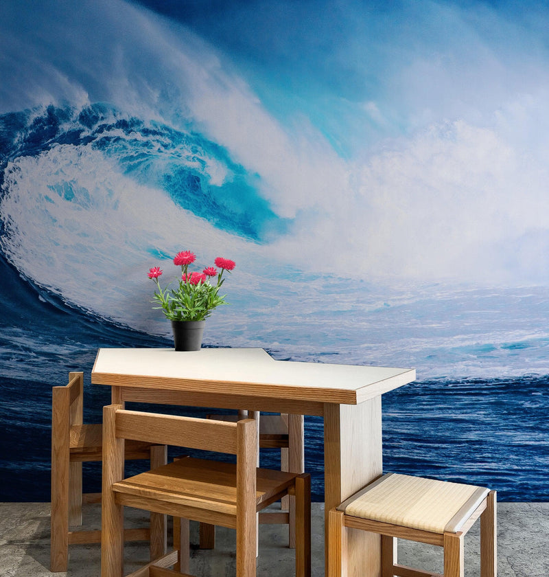 Big Wave Wallpaper. Surf Ocean Wave Wall Mural.