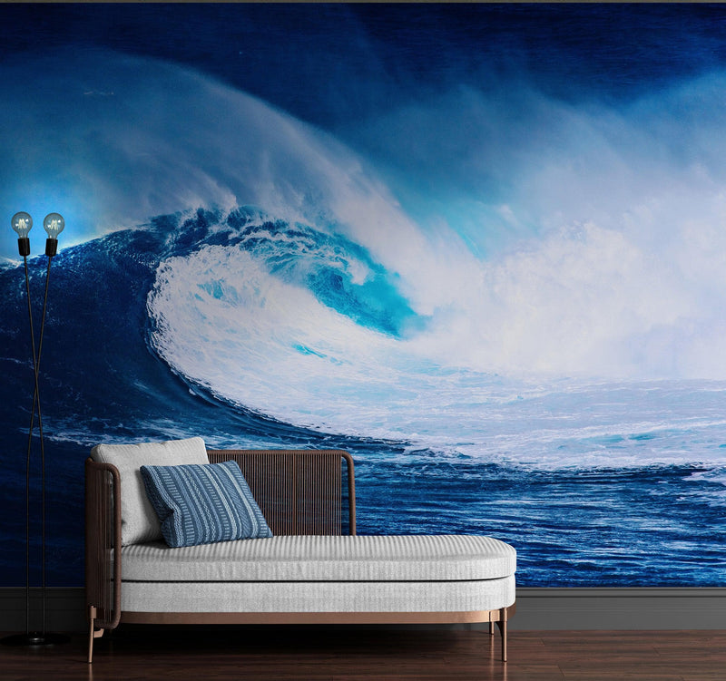 Big Wave Wallpaper. Surf Ocean Wave Wall Mural.