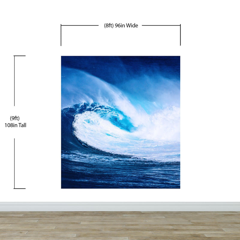 Big Wave Wallpaper. Surf Ocean Wave Wall Mural.