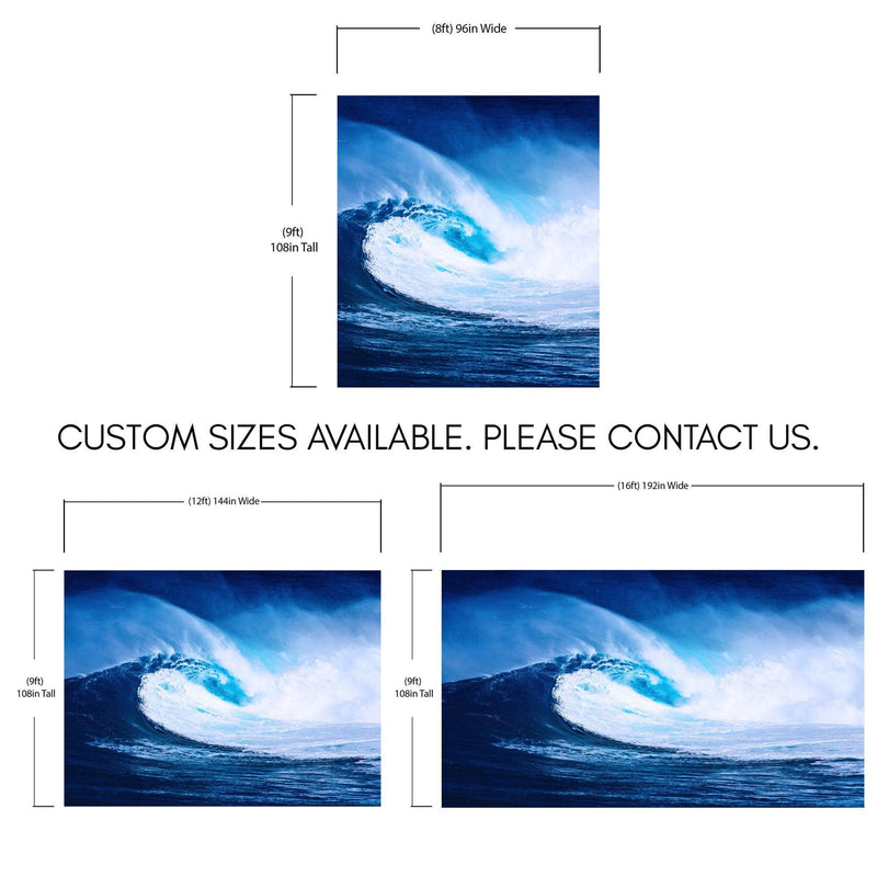 Big Wave Wallpaper. Surf Ocean Wave Wall Mural.