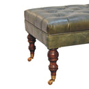 Buffalo - Ottoman With Castor Legs by HouseOfZazla
