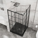 Goodyo Corner Shower Enclosure with Double Sliding Doors