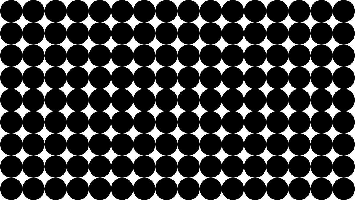 Modern Geometric Black Circle Wallpaper Mural. #6675, photo 9 of 18