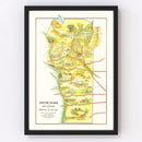 Vintage Map of San Luis, 1933