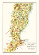 Vintage Map of Santa Fe, 1933