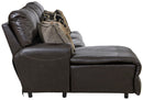 Como - 3 Piece Italian Leather Match Reclining Sectional by Unique Piece Furniture