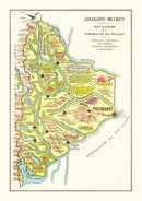 Vintage Map of Neuquen, 1933