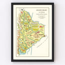 Vintage Map of Neuquen, 1933