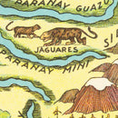 Vintage Map of Misiones, 1933