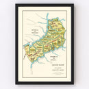 Vintage Map of Misiones, 1933