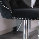 Swivel Adjustable Height Barstools Set of 2 by HouseOfZazla