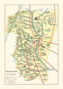 Vintage Map of Tucuman, 1933