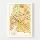 Vintage Map of Santiago del Estero, 1933