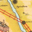 Vintage Map of Santiago del Estero, 1933