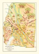 Vintage Map of Santiago del Estero, 1933
