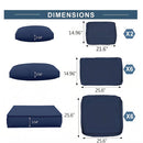 Outdoor Cushions for Patio Furniture Replacement - Navy Blue