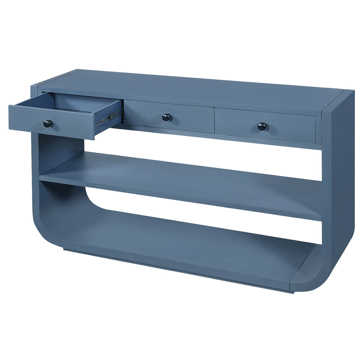 Console Table With 3 Soft Close Drawers & 2 Open Shelves, photo 19 of 40