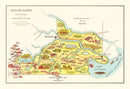 Vintage Map of Rio Negro, 1933