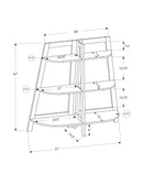 Bookshelf, Bookcase, Etagere, 3 Tier, For Office, Contemporary & Modern by HouseOfZazla