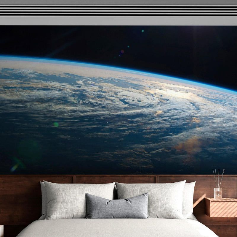 Earth Wallpaper Mural Design. Space Mural.