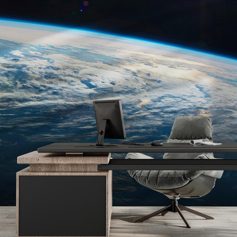 Earth Wallpaper Mural Design. Space Mural.