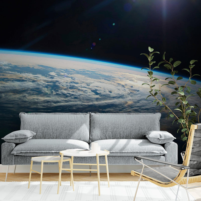 Earth Wallpaper Mural Design. Space Mural.