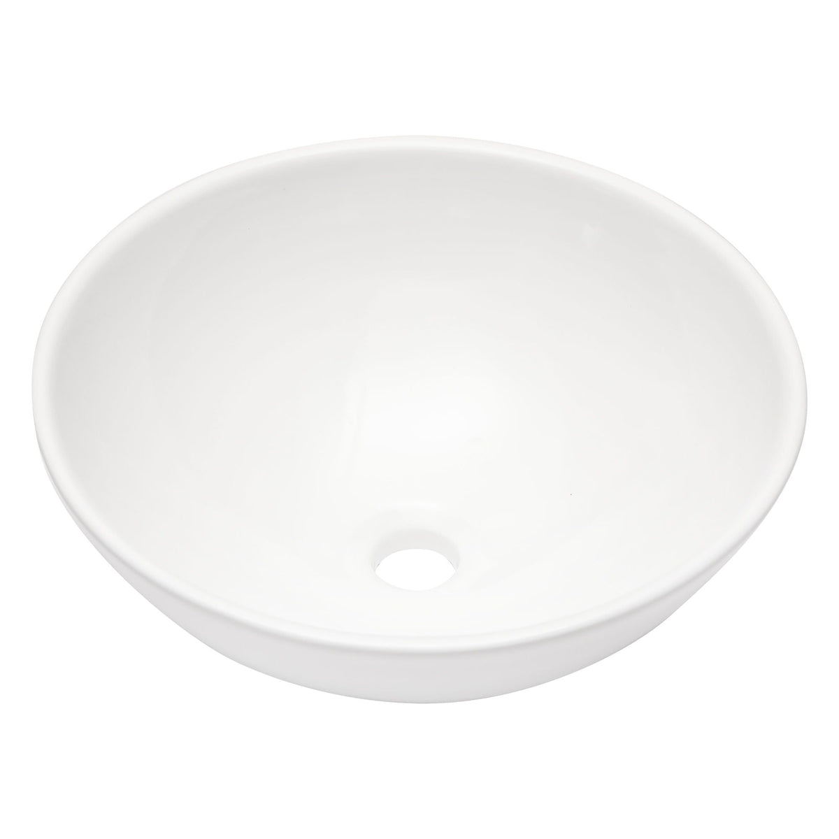 Modern Ceramic Circular Vessel Bathroom Sink, photo 2 of 16