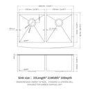 Double Bowl Farmhouse Sink / Stainless Steel Apron Front by HouseOfZazla