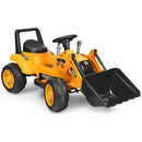 Kids Ride On Excavator Digger 6V Battery Powered Tractor-Yellow by LJGDeals