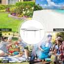 17 Feet x 10 Feet Foldable Pop Up Canopy with Adjustable Instant Sun Shelter by LJGDeals
