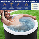 66 Gal Outdoor Ice Plunge Tub with Lid at Home by LJGDeals