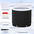 66 Gal Outdoor Ice Plunge Tub with Lid at Home by LJGDeals