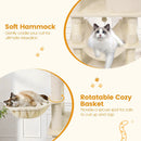 66 Inch Tall Cat Tree Multi-Level Cat Tower with 2 Condos Sisal Scratching Posts by LJGDeals